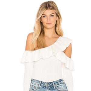 Goregous MINKPINK White off shoulder Sweater